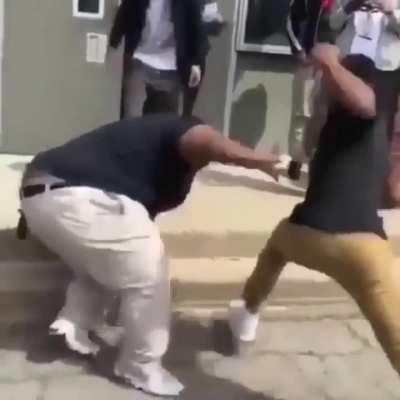 Gravity beat his ass before the other dude did🤣