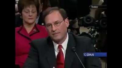 Supreme Court Justice Samuel Alito in January 2006: “There is nothing that is more important for our republic than the rule of law. No person in this country, no matter how high or powerful, is above the law.”