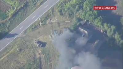 Ukrainian paratroopers clear a village in the Kursk region on the first day of the operation. At 3:34 the Ukrainian tank withstands a Lancet hit. Part 2.