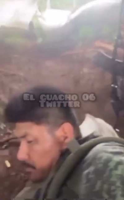 Fighters of the ‘R5’ faction repelling a CJNG assault in Michoacan, Mexico