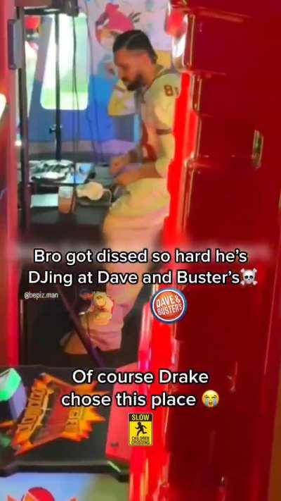 Drake the type of guy to start a new career to avoid embarrassment