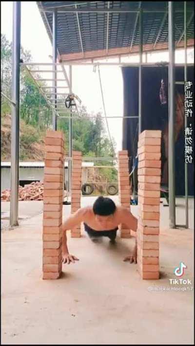 Insane display of strength and balance