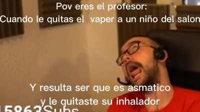 Pov eres el profesor: Posdata: No soy muy buena usando el pov