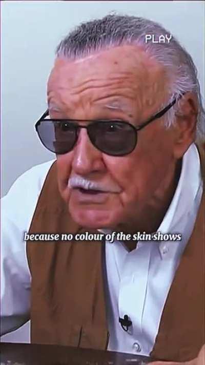 Stan Lee on Spiderman's costume