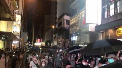 Despite the threat of a 5 year sentence from the government, the people of Hong Kong return to the streets on the anniversary of their movement