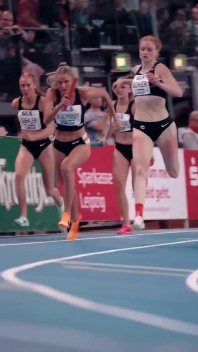 Alica Schmidt, Michelle Janiak, Nadine Reetz and Skadi Schier - German runners 