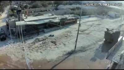 IDF Vehicle steps on an IED, Clear version with Aftermath, Tulkarm.