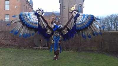 I'm a Cosplayer and this has been my dream cosplay since 2018. A Valkyrie from God of War with 10kg, 4m wide moving wings.