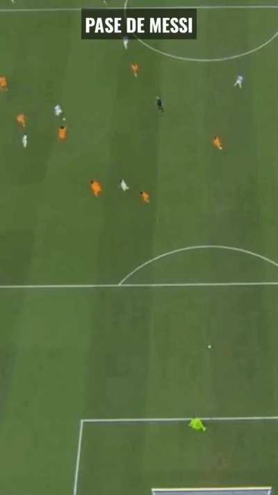 Messi's phenomenal assist against Netherlands today.