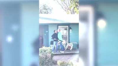 Another angle of stepdad shooting dad in custody argument over a kid