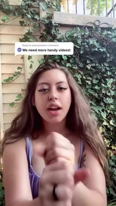 This tiktok handjob trend