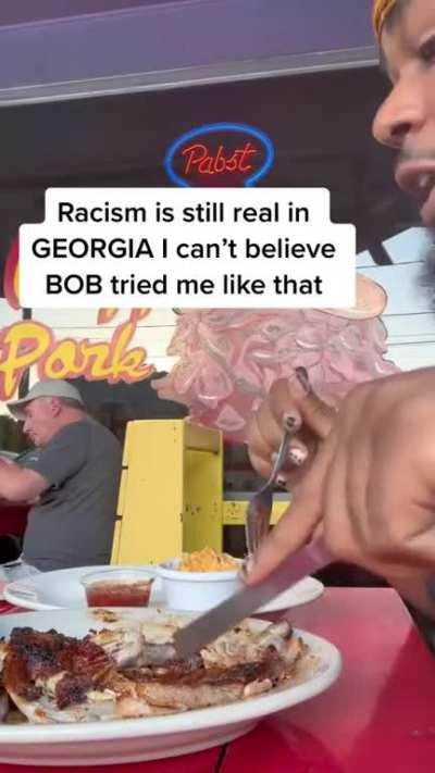 Man claims racism after being asked to turn his music down at restaurant