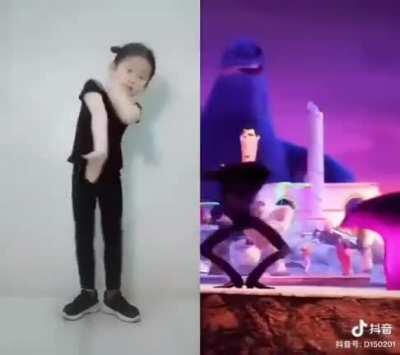 Dancing in sync with the hotel transylvania dance scene