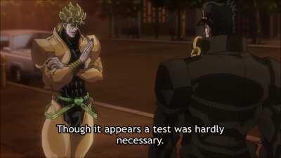 Jotaro vs DIO but it's voiced by French Google Translate