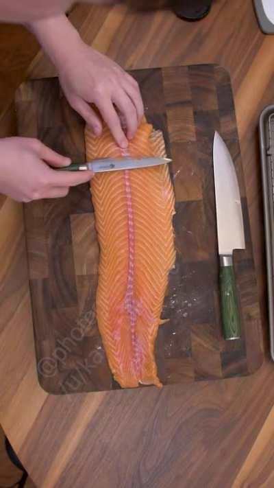 Preparing and curing $6 grocery salmon for sushi