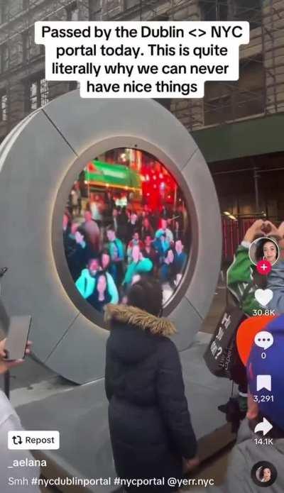 The NYC-Dublin Portal 