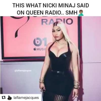 Dear Nicki Minaj,fuck you dumb ass bitch you trash as fuck Cardi B way better than you imagine blaming a bad album on a 6 month old girl