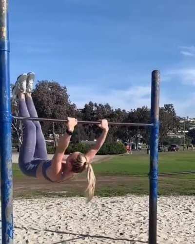 Pull-up bar tricks