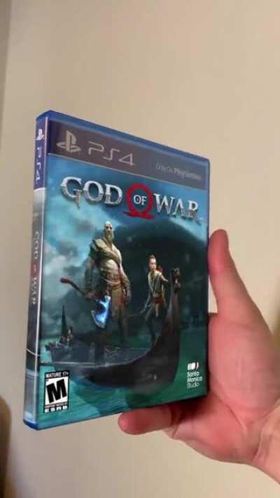 God of War (2018) PS4 Case Animation I did!