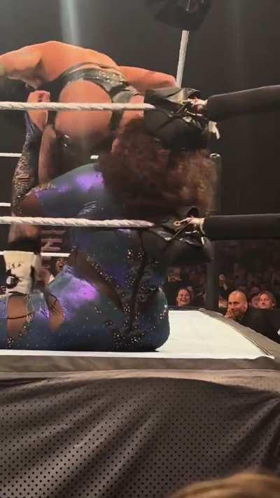 Rhea Ripley Stinkfaces Nia Jax (With sound)