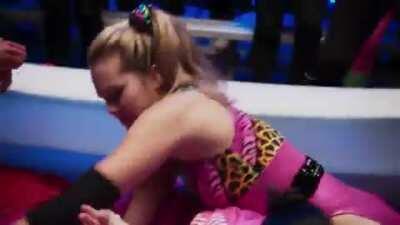 [Stargirl] Brec Bassinger wrestling in jello