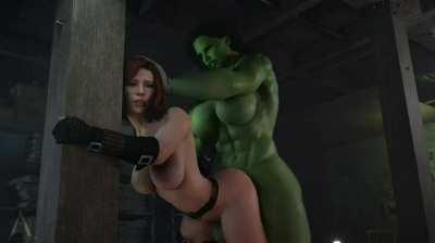 She Hulk x Black Widow