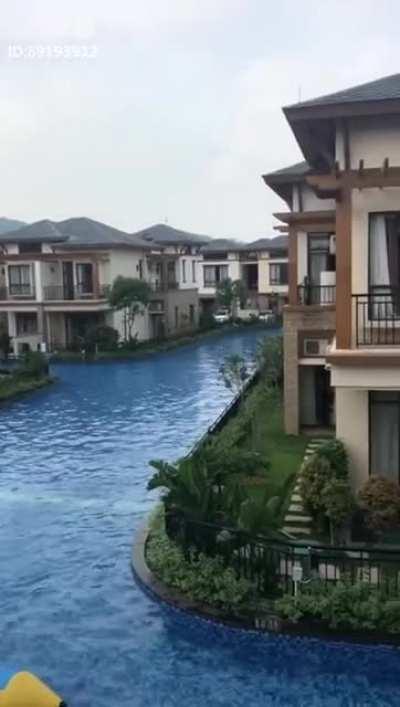 Apartments with sprawling shared pool