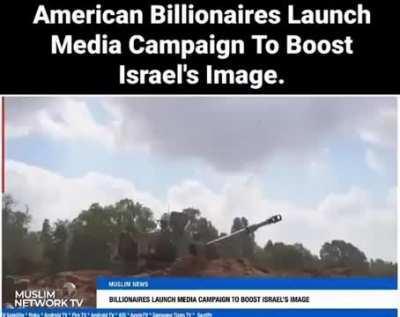 American Billionaires launch Media campaign To boost Israel image