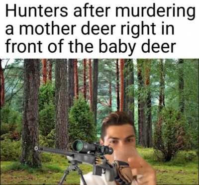 Poor Bambi's mom