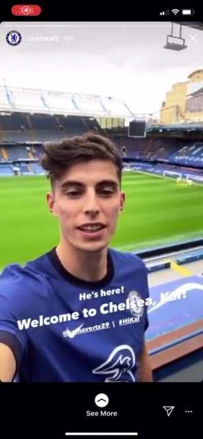 Kai Havertz message to fans