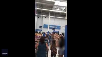 Woman in LA yells about mask types at a Walmart