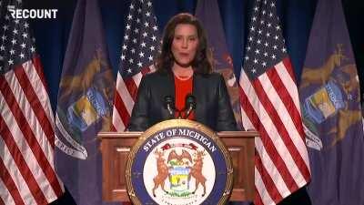 Michigan Governor Gretchen Whitmer Says &quot;It's Shark Week, Motherfucker&quot; on Hot Mic Before Press Conference