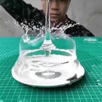 Water &quot;cake&quot;. Credit: wmhejiu