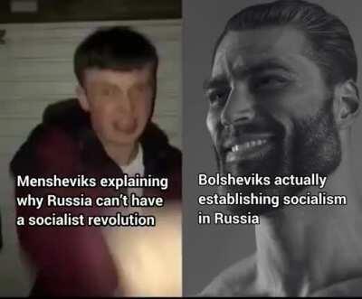 Mensheviks were incredibly counter revolutionary