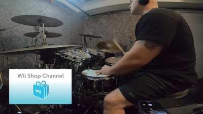 Drumming over the Wii Shopping Channel Theme!