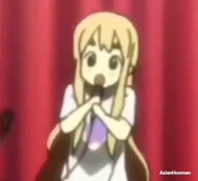 Mugi sings the funny