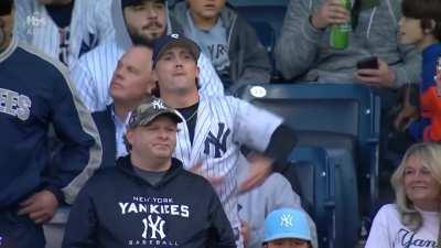 Yankee fan mocks Josh Naylor's “rocking baby” celebration : r/baseball