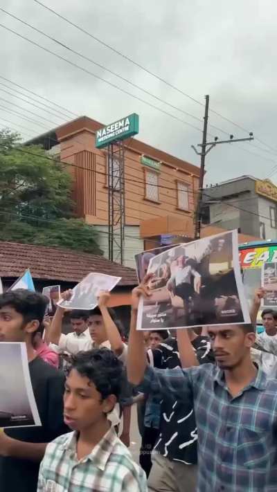 Rally for Hamas leader Yahya Sinwar in Malappuram