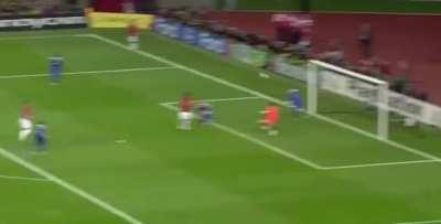 Flashback: Champions league final, 2008, Moscow. Petr Cech with an unbelievable double save keeping the score 1-0.