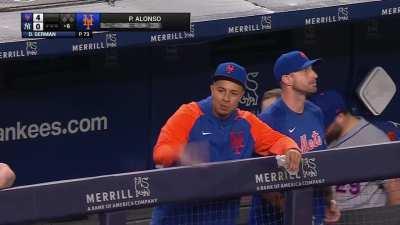 Myles Straw got a rare smile out of Zack Greinke. 😆 #mlb