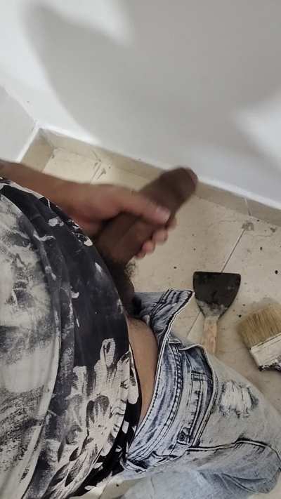 Pov: you hire a hung handyman to work in your house