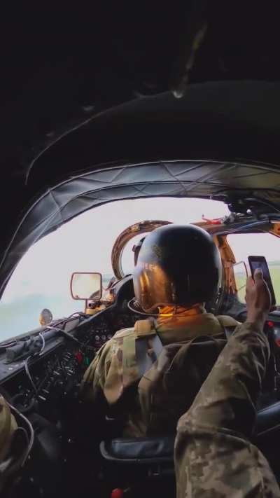 Another video of the Ukrainian pilot with the callsign 