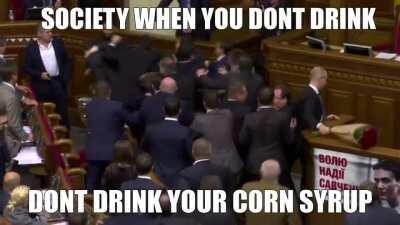 STFU U.N I WILL NOT DRINK THE ATNICRIST CORN SYRUM🤬🤬🤬😡😡