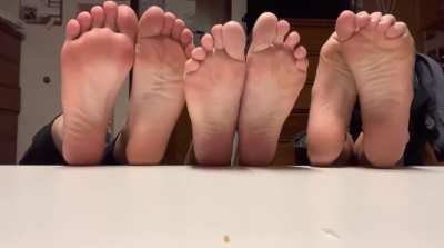 3 pairs of soles