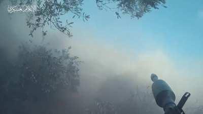 Hamas footage shows its fighters clashing with IDF forces at the east of the Zeitoun neighborhood in Gaza.