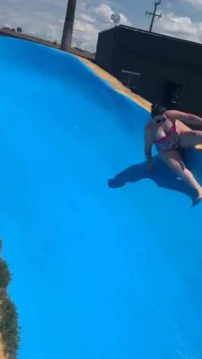 HMF while I go down this giant waterslide