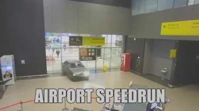 Airport speedrun