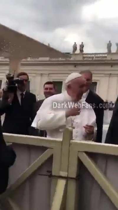 This adorable kid tried to prank the Pope.