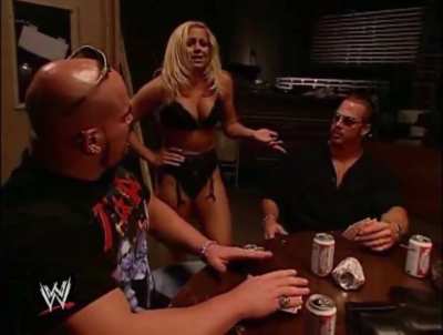 Trish Stratus strip poker