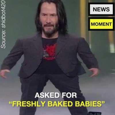 Keanu reeves is so wholesome 100!